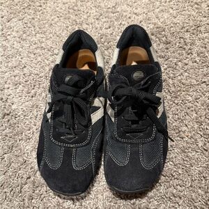 Footprints By Birkenstock Darlington Oxfords Black Suede Shoes Women’s,size 7US